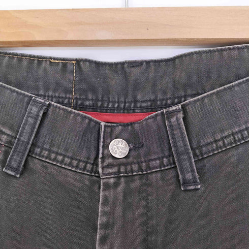 リーバイス Levis 00s Y2K 701 ステッチ ブラックデニムパンツ メンズ W30 L33