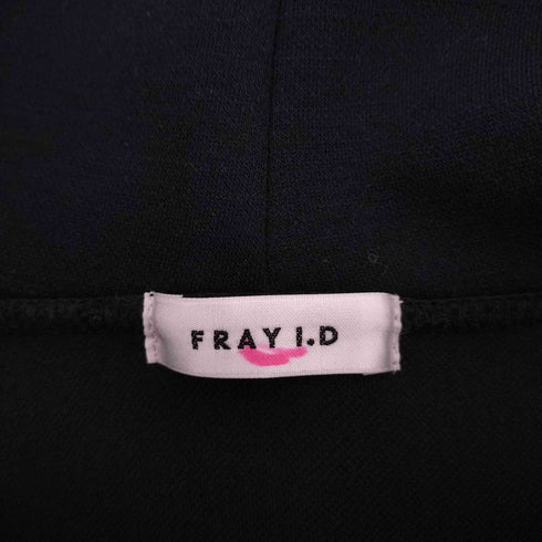 フレイアイディー FRAY I.D ベロアリボンダンボールパーカー レディース
