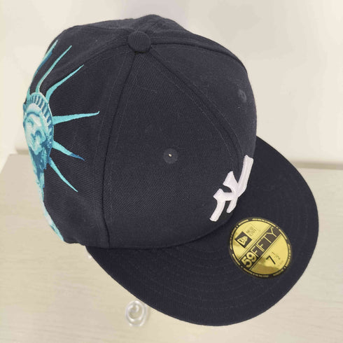 ニューエラ NEW ERA 59FIFTY MLBチームロゴ 自由の女神刺繍 ベースボール キャップ メンズ 7 1/2