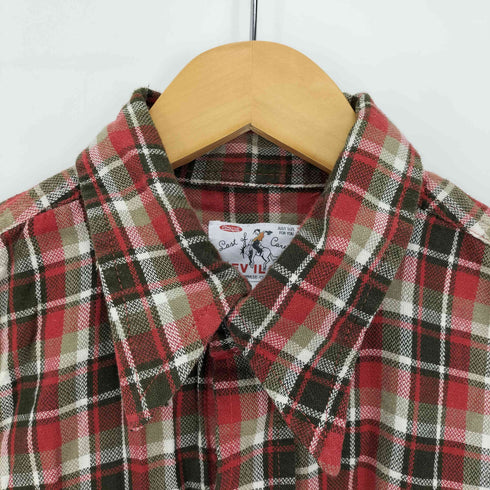 デビロック DEVILOCK ピスタグ タータンチェック L/S シャツ メンズ JPN:M