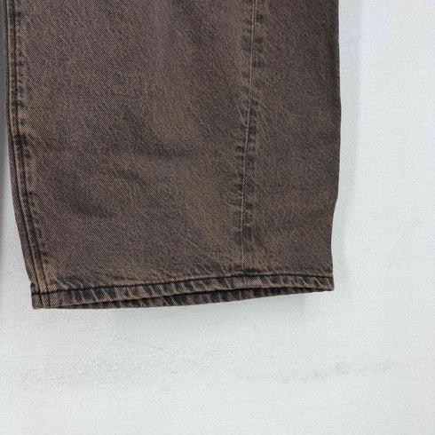 ジーユー GU 24SS バレルレッグジーンズ ウォッシュド メンズ 3XL