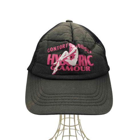 ヒステリックグラマー HYSTERIC GLAMOUR CONTORT YOURSELF ヒスガール プリント メッシュ 切替 キャップ メンズ