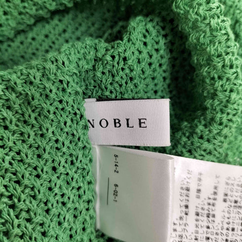ノーブル Noble ペーパーヤーンカノコ Back Vプルオーバー 2 レディース