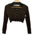 ザラ ZARA ウール クロップド カーディガン レディース import:L