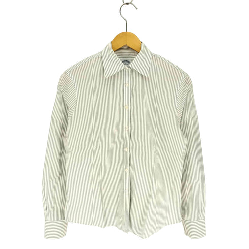 ブルックスブラザーズ BROOKS BROTHERS ストライプ コットン カジュアル シャツ レディース 6