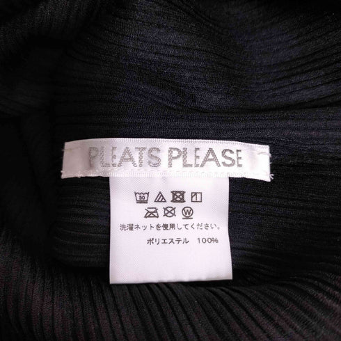 プリーツプリーズイッセイミヤケ PLEATS PLEASE ISSEY MIYAKE LS TURTLE NECK PLEATS CUT SEW ロングスリーブ タートルネック プリーツ カットソー レディース JPN:3