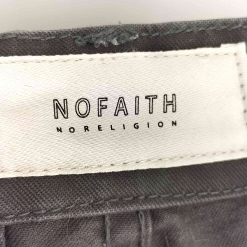 nofaith ジップ加工 ワイドカーゴパンツ メンズ 03