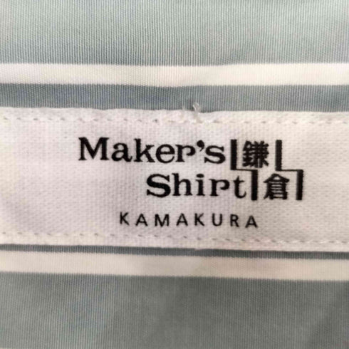メーカーズシャツカマクラ Makers Shirt 鎌倉 オーバーサイズ ストライプシャツ レディース FREE
