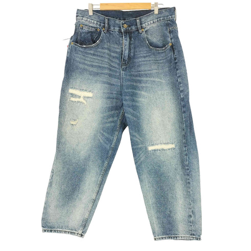 nessttu ダメージ加工 ワイドデニムパンツ メンズ JPN:XL