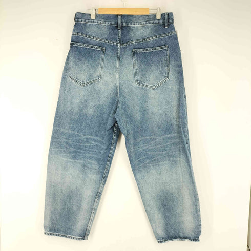 nessttu ダメージ加工 ワイドデニムパンツ メンズ JPN:XL