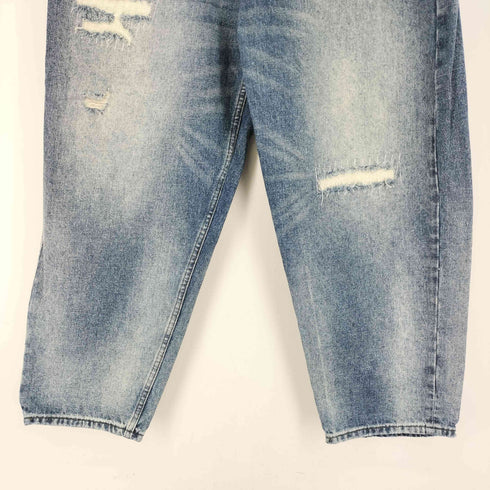 nessttu ダメージ加工 ワイドデニムパンツ メンズ JPN:XL