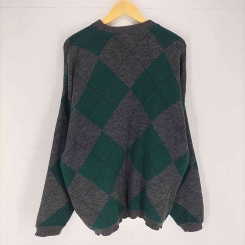 ヴァンヒューゼン VAN HEUSEN 90S MADE IN USA アーガイルニット メンズ L