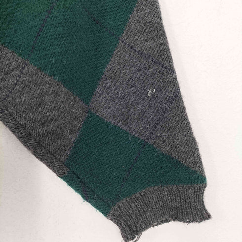 ヴァンヒューゼン VAN HEUSEN 90S MADE IN USA アーガイルニット メンズ L