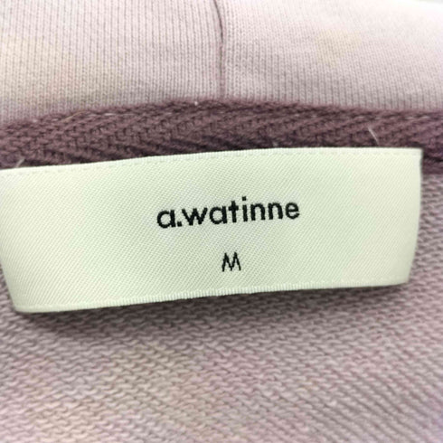 a.watinne ワンポイント刺繍 フーディ メンズ JPN:M