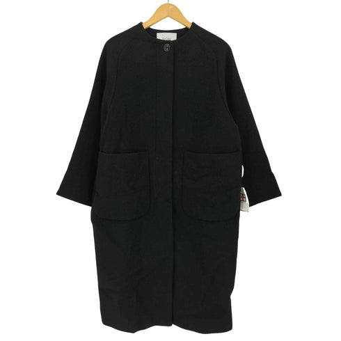 スローブイエナ SLOBE IENA ノーカラー ロングコート レディース JPN:38