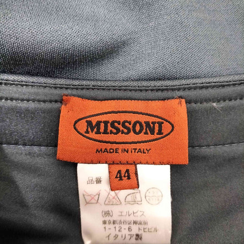 ミッソーニ MISSONI 英国製 ウール混 タイト スカート レディース 44