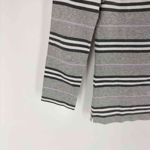 バーバリーロンドン BURBERRY LONDON ボートネックマルチボーダーカットソー レディース JPN:1