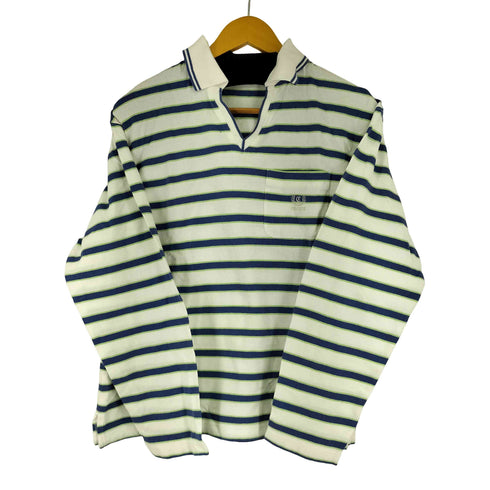 チャップス CHAPS ボーダースキッパーポロシャツ レディース JPN:M