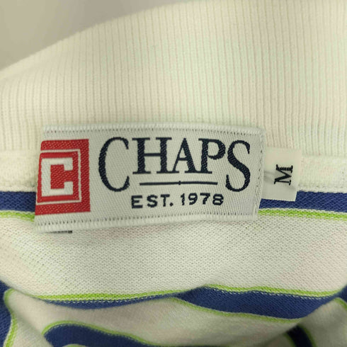 チャップス CHAPS ボーダースキッパーポロシャツ レディース JPN:M