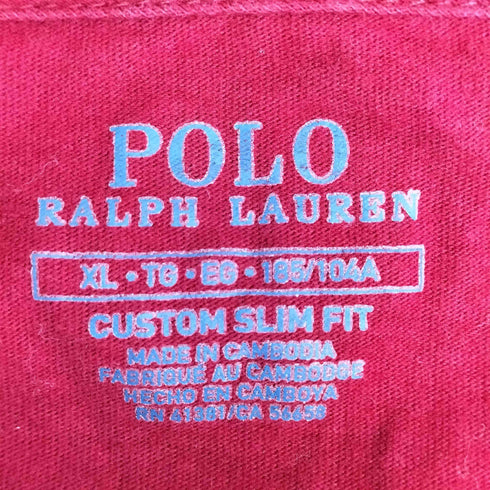 ポロラルフローレン POLO RALPH LAUREN ポニー ワンポイント ロングスリーブTシャツ ロンT メンズ import:XL