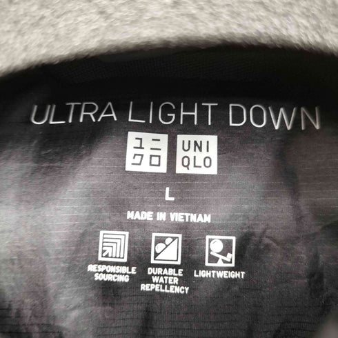 ユニクロ UNIQLO ウルトラライトダウンベスト ワイドキルト メンズ JPN:L