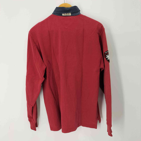 ヒルフィガー HILFIGER ラインデザイン L/S ポロシャツ メンズ import:S