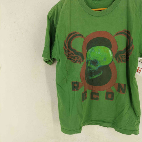 アヴィレックス AVIREX recon スカル クルーネックTシャツ メンズ import:L