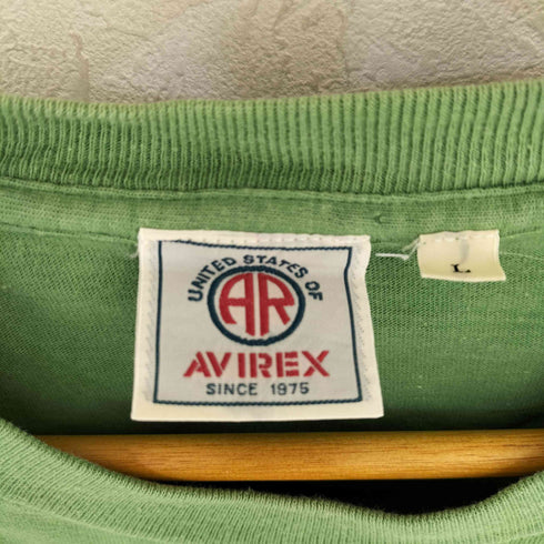 アヴィレックス AVIREX recon スカル クルーネックTシャツ メンズ import:L