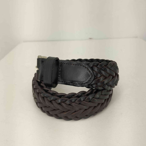ビューティーアンドユースユナイテッドアローズ BEAUTY & YOUTH UNITED ARROWS レザー メッシュ 編み込みベルト レディース 30/75