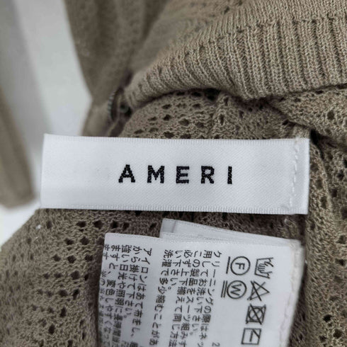 アメリ AMERI メッシュカーディガン レディース