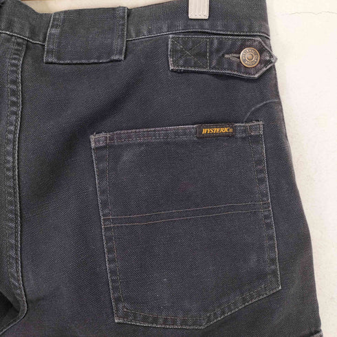 ヒステリックグラマー HYSTERIC GLAMOUR ブラックデニムカーゴパンツ レディース FREE