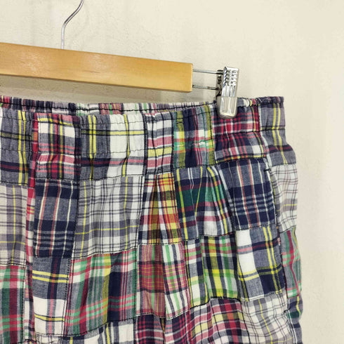 redwood&ross USA製 マドラス パッチワークショーツ メンズ L