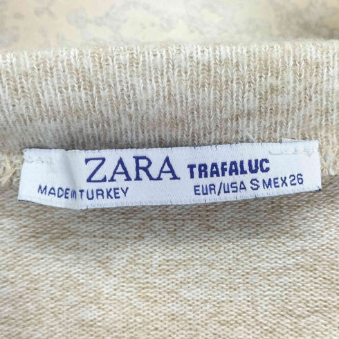 ザラ ZARA パール装飾ニット レディース S