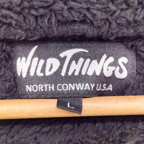 ワイルドシングス WILD THINGS ボアフリース 襟ドローコード スウェット メンズ JPN:L
