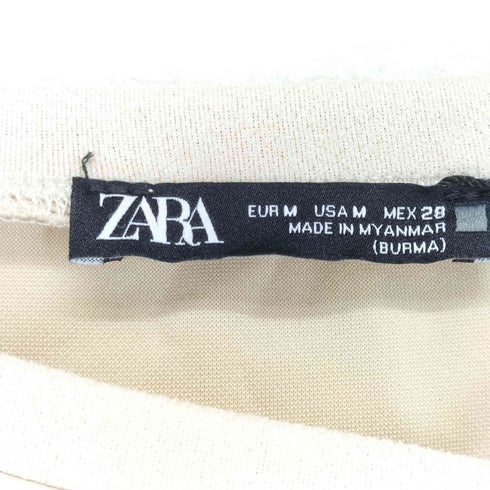 ザラ ZARA ビジュー装飾ワンピース レディース M