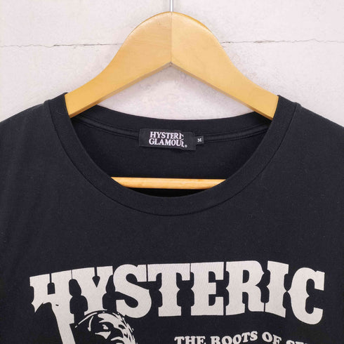 ヒステリックグラマー HYSTERIC GLAMOUR フロントプリントクルーネックLS TEE レディース JPN:M