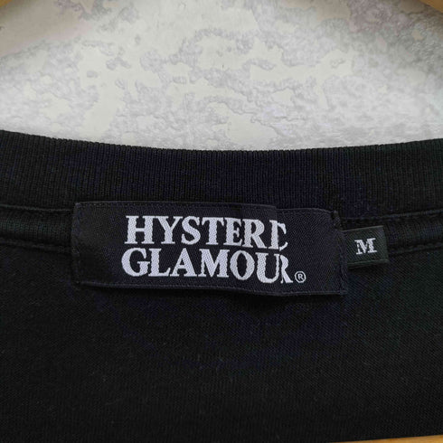 ヒステリックグラマー HYSTERIC GLAMOUR フロントプリントクルーネックLS TEE レディース JPN:M