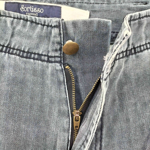 sortisso ヘリンボーン ワークパンツ メンズ