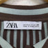 ザラ ZARA ストライプニットポロシャツ レディース S