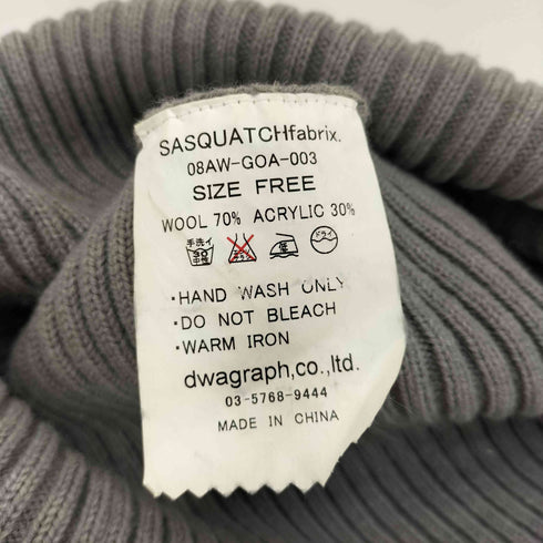 サスクワァッチファブリックス SASQUATCHfabrix. ウール混 バラクラバ メンズ FREE