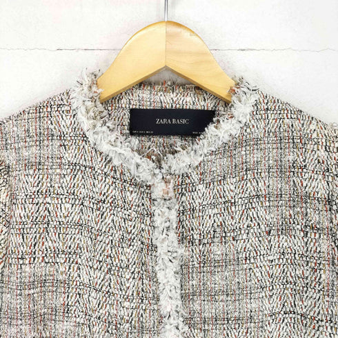 ザラ ZARA ツイードコート レディース S