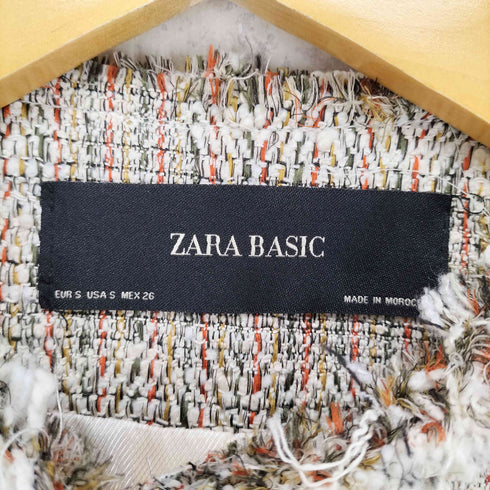 ザラ ZARA ツイードコート レディース S