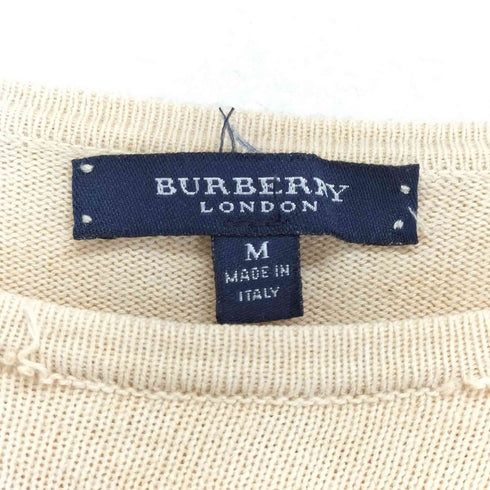 バーバリーロンドン BURBERRY LONDON ノヴァチェック切替クルーネックニット メンズ JPN:M