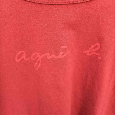 アニエスベー agnes b. PARIS ロゴプリント クルーネック S/S Tシャツ レディース T3
