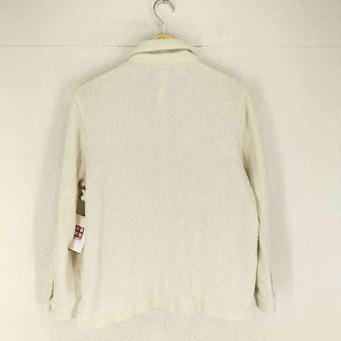 ザラ ZARA パール装飾ツイードジャケット レディース M
