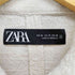 ザラ ZARA パール装飾ツイードジャケット レディース M