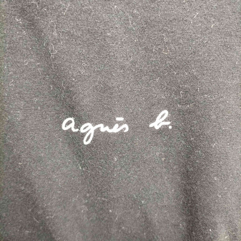 アニエスベー agnes b. PARIS ロゴプリント クルーネック S/S Tシャツ レディース T2