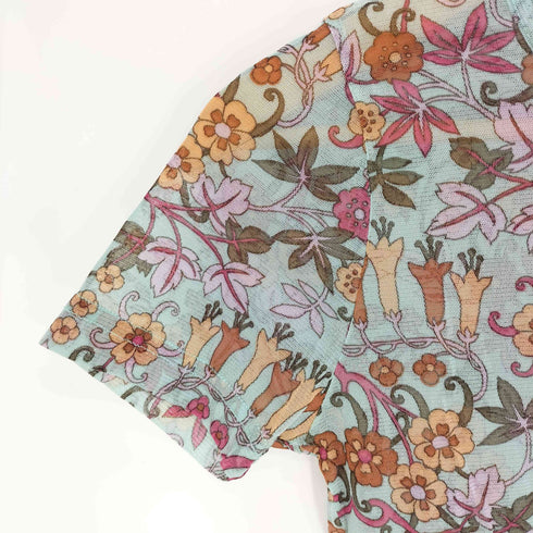 ENTRACTE フランス製 花柄 レース S/S カットソー レディース 3
