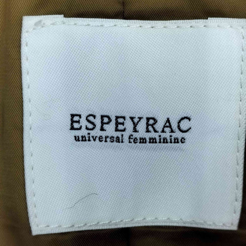エスペラック ESPEYRAC 24AW ノーカラーショートコート レディース
