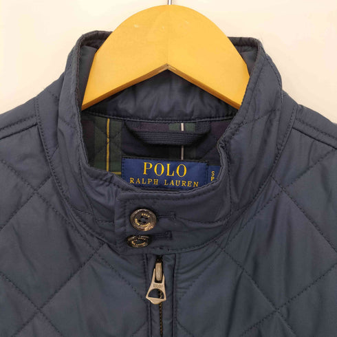 ポロラルフローレン POLO RALPH LAUREN ポニー刺繍 裏地ブラックウォッチ キルティングジャケット メンズ S/P